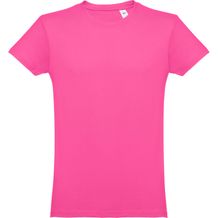 THC LUANDA. Herren-T-Shirt aus Baumwolle im Schlauchformat (rosa) (Art.-Nr. CA301570)