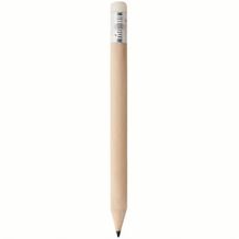 BARTER. Mini Bleistift mit Radiergummi (Naturhell) (Art.-Nr. CA304201)