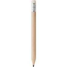 BARTER. Mini-Bleistift mit Radiergummi (Naturhell) (Art.-Nr. CA304201)