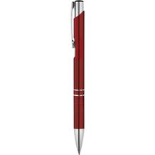 BETA. Aluminium-Kugelschreiber mit Clip (burgunder) (Art.-Nr. CA305122)