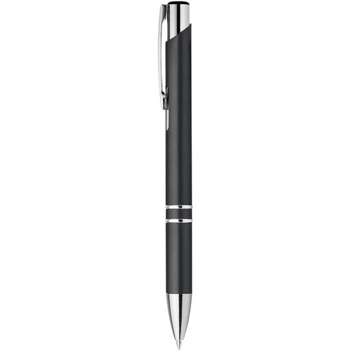 BETA PLASTIC. Kugelschreiber mit Clip aus Metall (Art.-Nr. CA305361) - Kugelschreiber mit Metallclip. Erhältli...