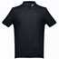 THC ADAM. Kurzarm-Poloshirt aus Baumwolle für Herren (nachtblau) (Art.-Nr. CA306648)