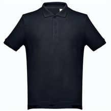 THC ADAM. Kurzarm-Poloshirt aus Baumwolle für Herren (nachtblau) (Art.-Nr. CA306648)