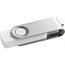 CLAUDIUS 16GB. USB-Stick mit Metallclip 16 GB (weiß) (Art.-Nr. CA312099)