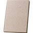 TEAPAD RIGID. Notizbuch A5 mit Hardcover aus Teeblattverwertung (65%) (natur) (Art.-Nr. CA313616)