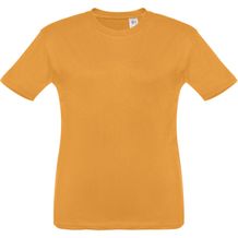 THC QUITO. Unisex Kinder T-shirt (dunkelgelb) (Art.-Nr. CA314072)