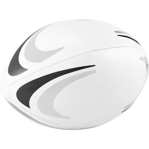 LOMU. Rugbyball (Art.-Nr. CA314810) - Rugby-Ball mit grauen und schwarzen...