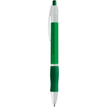 SLIM BK. Kugelschreiber mit Gummigriff (grün) (Art.-Nr. CA315324)
