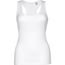 THC TIRANA WH. Ärmelloses Damen-T-Shirt aus Baumwolle. Farbe Weiß (weiß) (Art.-Nr. CA316192)