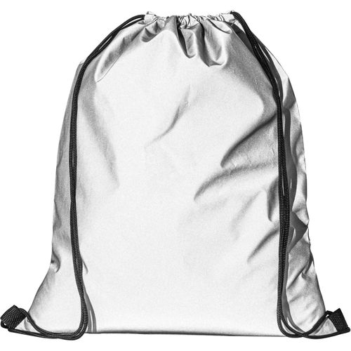 SYROS. Reflektierende Tasche aus Polyester (200 g/m²) (Art.-Nr. CA316637) - Turnbeutel aus Polyester (200 g/m²)...