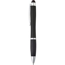 HELIOS. Kugelschreiber mit LED-Licht (Logo) (schwarz) (Art.-Nr. CA317227)