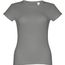 THC SOFIA. Tailliertes Damen-T-Shirt (Grau) (Art.-Nr. CA320381)