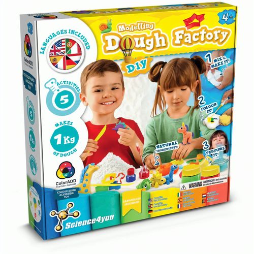 Modeling Dough Factory Kit IV. Lernspiel lieferung inklusive einer kraftpapiertasche (115 g/m²) (Art.-Nr. CA329563) - Lernspiel, dass die Kreativität de...