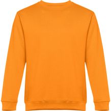 THC DELTA. Sweatshirt (unisex) aus Baumwolle und Polyester (orange) (Art.-Nr. CA330600)