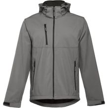 THC ZAGREB. Herren-Softshell-Jacke aus Polyester und Elastan (Grau) (Art.-Nr. CA333755)