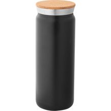 LAVINE 600. 600-ml-Thermosflasche aus rostfreiem Stahl (Schwarz) (Art.-Nr. CA336086)