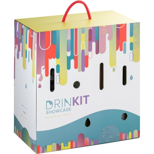 DRINKIT SHOWCASE. Muster-Set bedruckte Drinkware (Art.-Nr. CA336814) - DRINKIT ist eine Auswahl an Flaschen,...