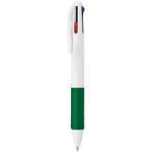 OCTUS. 4 in 1 Kugelschreiber mit 4 Minenfarben (grün) (Art.-Nr. CA338422)
