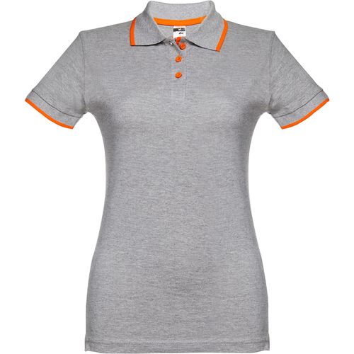 THC ROME WOMEN. "Slim fit" Damen Poloshirt (Art.-Nr. CA338844) - Damen Poloshirt aus Piqué Stoff 100...