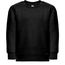 THC DELTA KIDS. Kindersweatshirt aus recycelter Baumwolle und Polyester (Schwarz) (Art.-Nr. CA339182)