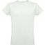 THC LUANDA. Herren-T-Shirt aus Baumwolle im Schlauchformat (Pastellgrün) (Art.-Nr. CA340635)