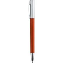 ELBE. Kugelschreiber mit Drehmechanik, Metallclip (dunkelorange) (Art.-Nr. CA342341)