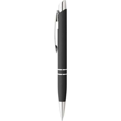 MARIETA SOFT. Aluminium-Kugelschreiber mit Clip (Art.-Nr. CA348959) - Kugelschreiber aus Aluminium mit Metallc...