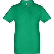 THC ADAM KIDS. Kurzärmeliges Baumwoll-Poloshirt für Kinder (unisex) (grün) (Art.-Nr. CA360285)