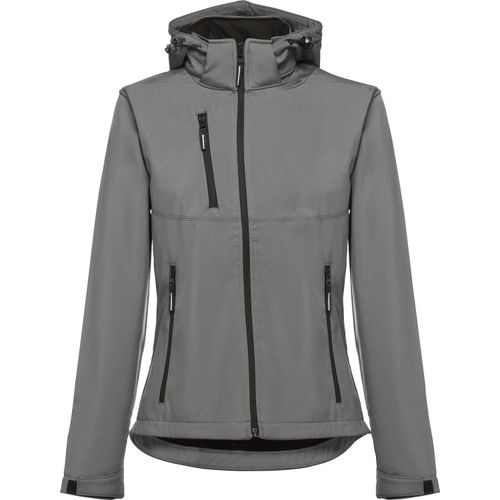 THC ZAGREB WOMEN. Gürtel-Softshell-Jacke für Damen (Art.-Nr. CA364971) - Damen Softshell Jacke aus 96% Polyester...