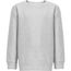 THC DELTA KIDS. Kindersweatshirt aus recycelter Baumwolle und Polyester (hellgrau melliert) (Art.-Nr. CA366536)