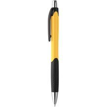 CARIBE. Kugelschreiber aus ABS mit Gummigriff (gelb) (Art.-Nr. CA370831)