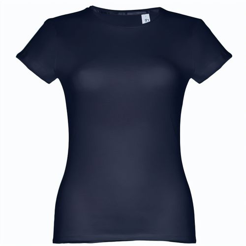 THC SOFIA. Tailliertes Damen-T-Shirt (Art.-Nr. CA371145) - Damen T-Shirt aus 100% Strickjersey und...