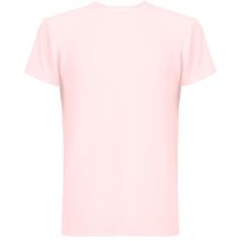 THC TUBE. T-Shirt (190g/m²) aus Polyester (90%) (Pastellrosa) (Art.-Nr. CA371268)