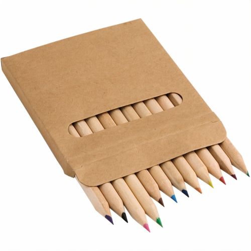 COLOURED. Buntstift Schachtel mit 12 Buntstiften (Art.-Nr. CA376510) - 12 Buntstifte in einer Kartonschachtel....