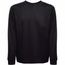 THC COLOMBO. Sweatshirt (unisex) aus italienischem Frottee ohne Knopfleiste (Schwarz) (Art.-Nr. CA377725)