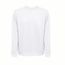 THC COLOMBO WH. Sweatshirt (unisex) aus italienischem Frottee ohne Krempel. Weiße Farbe (weiß) (Art.-Nr. CA378263)