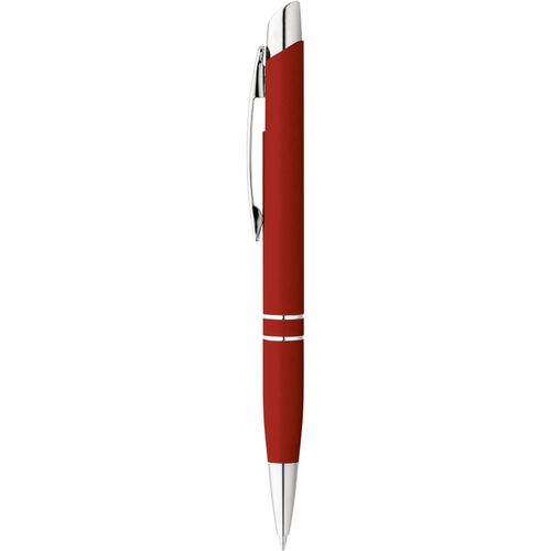 MARIETA SOFT. Aluminium-Kugelschreiber mit Clip (Art.-Nr. CA378557) - Kugelschreiber aus Aluminium mit Metallc...