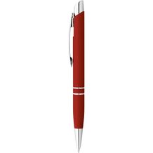 MARIETA SOFT. Aluminium-Kugelschreiber mit Clip (burgunder) (Art.-Nr. CA378557)