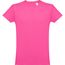 THC LUANDA. Herren-T-Shirt aus Baumwolle im Schlauchformat (rosa) (Art.-Nr. CA378622)