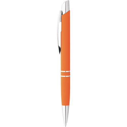 MARIETA SOFT. Aluminium-Kugelschreiber mit Clip (Art.-Nr. CA379315) - Kugelschreiber aus Aluminium mit Metallc...