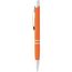 MARIETA SOFT. Aluminium-Kugelschreiber mit Clip (orange) (Art.-Nr. CA379315)