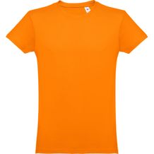 THC LUANDA. Herren-T-Shirt aus Baumwolle im Schlauchformat (orange) (Art.-Nr. CA385439)