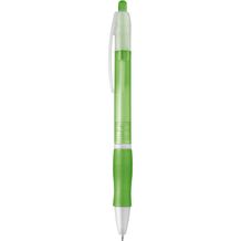 SLIM. Kugelschreiber mit Gummigriff (hellgrün) (Art.-Nr. CA394644)