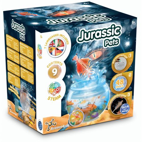 Jurassic Pets Kit III. Lernspiel lieferung inklusive einer kraftpapiertasche (90 g/m²) (Art.-Nr. CA395001) - Lernspiel für Kinder, das den Kinder...