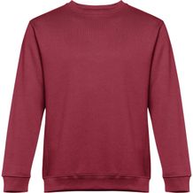THC DELTA. Sweatshirt (unisex) aus Baumwolle und Polyester (burgunder) (Art.-Nr. CA396328)