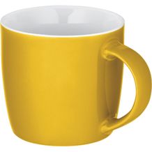 COMANDER. Tasse aus Keramik 370 mL (gelb) (Art.-Nr. CA400080)