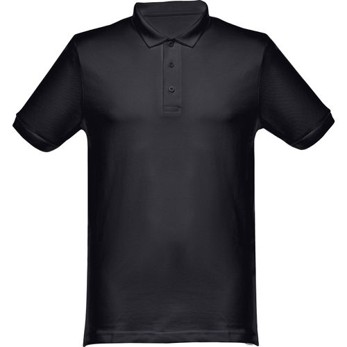 THC MONACO. Herren Poloshirt (Art.-Nr. CA403577) - Herren Poloshirt aus Piqué Stoff 100...