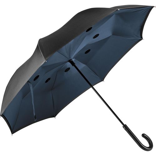 ANGELA. Wendeschirm aus 190T Pongee (Art.-Nr. CA414931) - Regenschirm aus 190T Pongé, umkehrba...