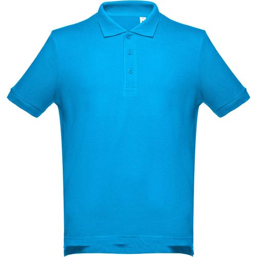 THC ADAM. Kurzarm-Poloshirt aus Baumwolle für Herren (Art.-Nr. CA419361) - Herren Poloshirt aus Piqu&eacute, Stoff...