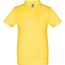 THC ADAM KIDS. Kurzärmeliges Baumwoll-Poloshirt für Kinder (unisex) (gelb) (Art.-Nr. CA423421)